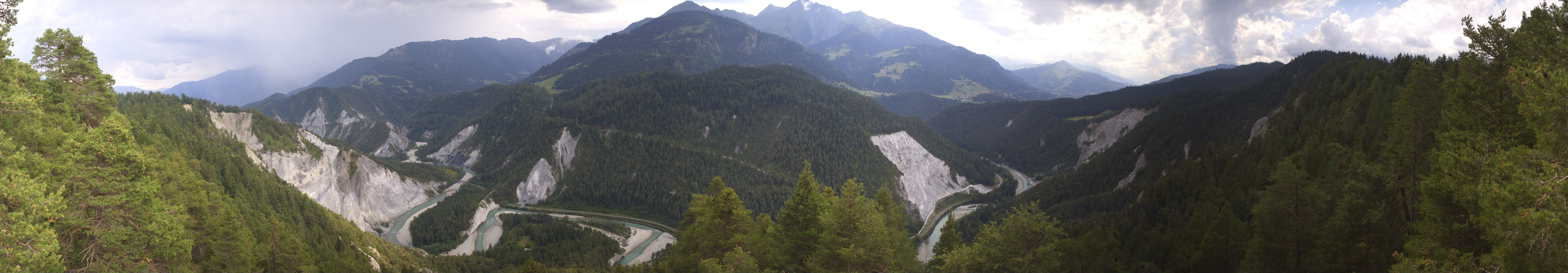 Archiv Foto Webcam Rheinschlucht - Swiss Grand Canyon
