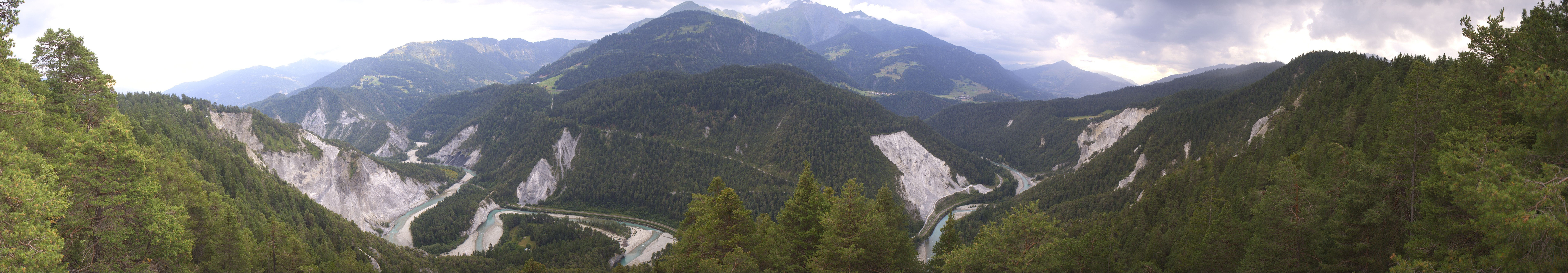 Archiv Foto Webcam Rheinschlucht - Swiss Grand Canyon