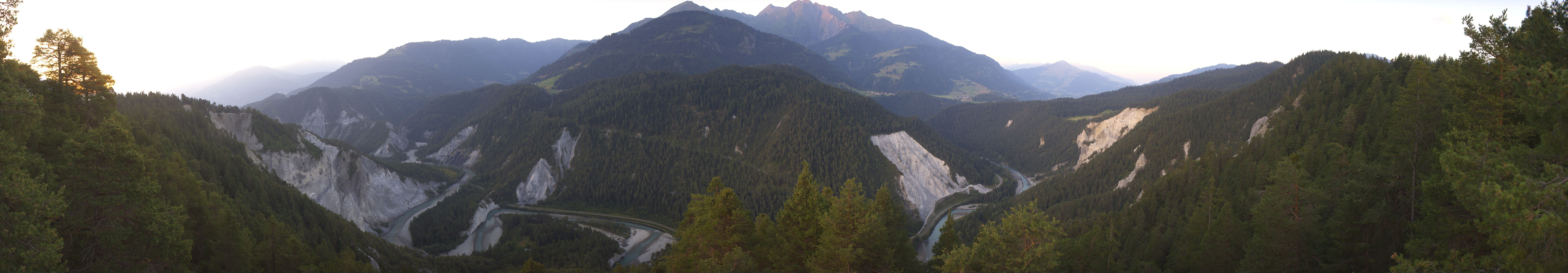 Archiv Foto Webcam Rheinschlucht - Swiss Grand Canyon