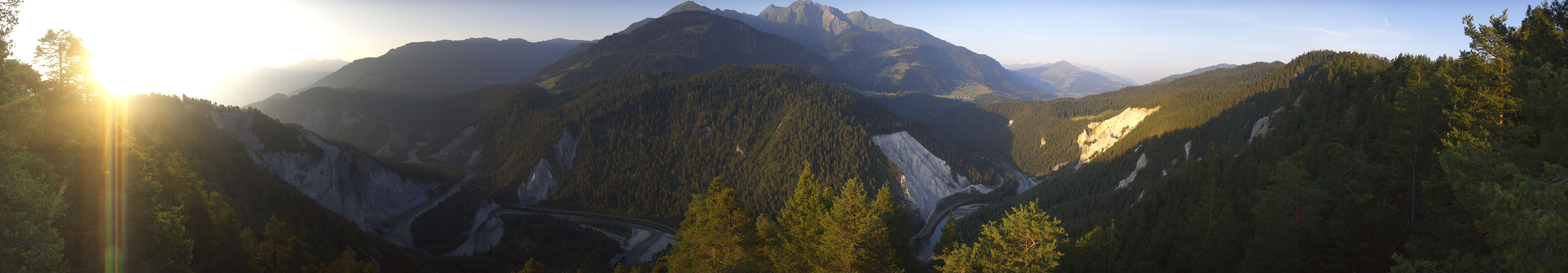 Archiv Foto Webcam Rheinschlucht - Swiss Grand Canyon