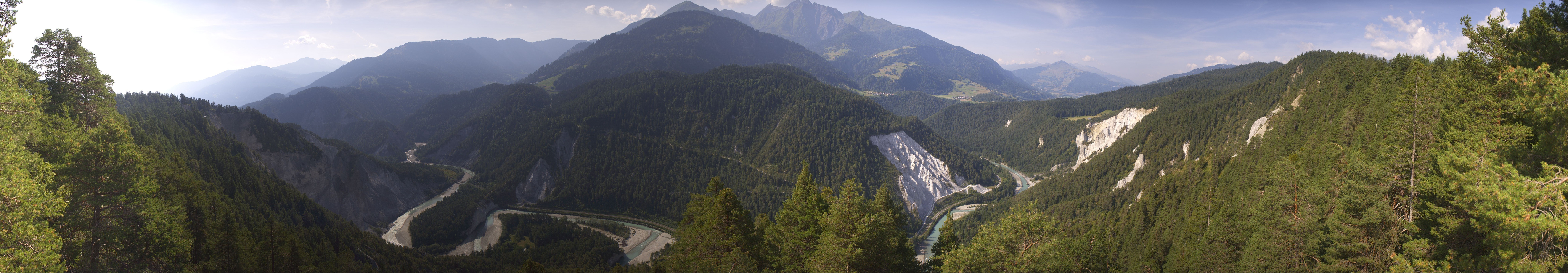 Archiv Foto Webcam Rheinschlucht - Swiss Grand Canyon