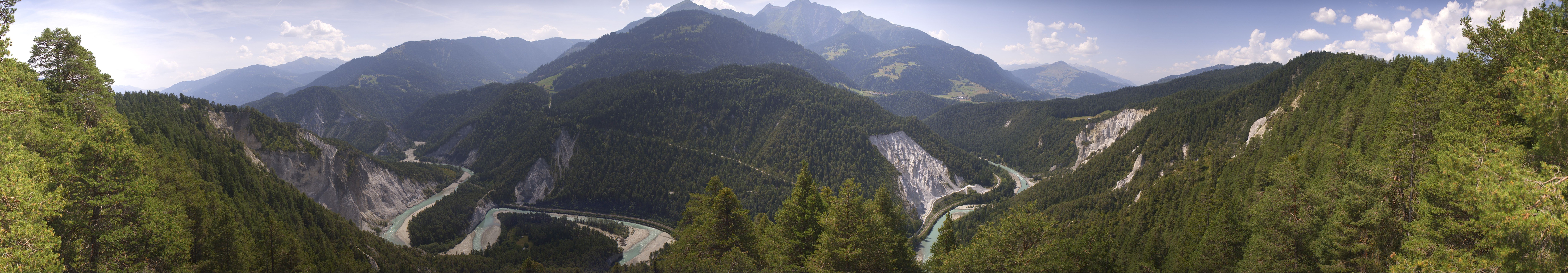 Archiv Foto Webcam Rheinschlucht - Swiss Grand Canyon