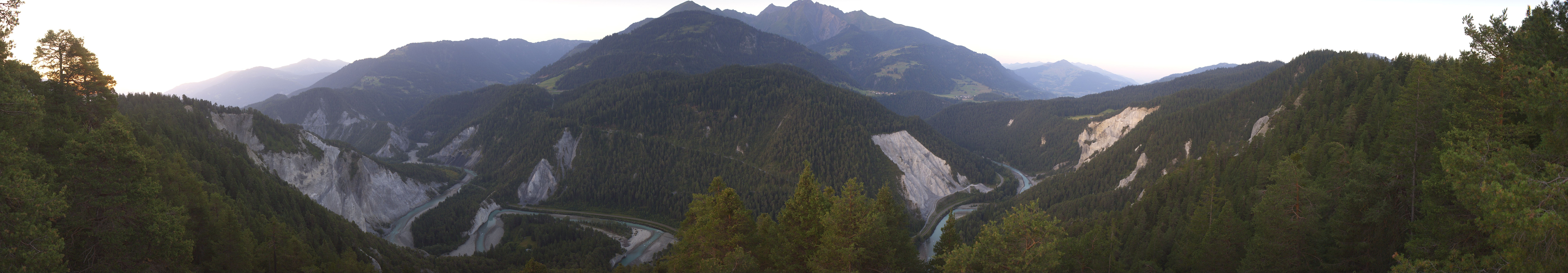 Archiv Foto Webcam Rheinschlucht - Swiss Grand Canyon