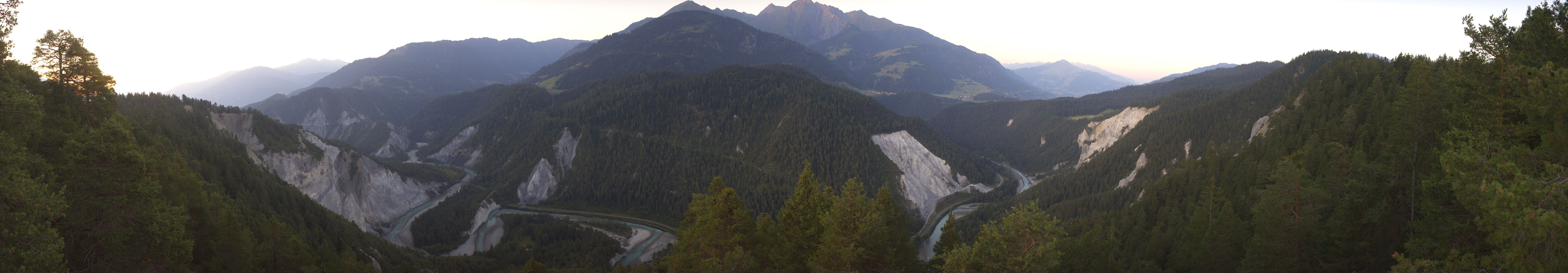 Archiv Foto Webcam Rheinschlucht - Swiss Grand Canyon