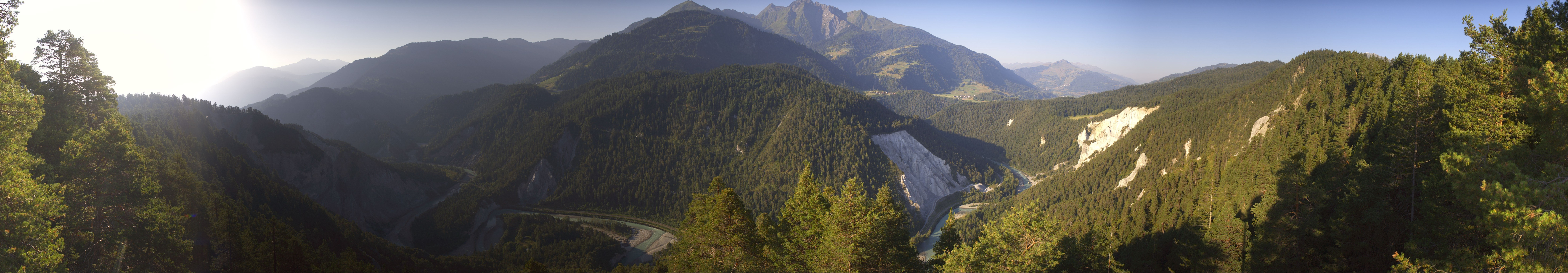 Archiv Foto Webcam Rheinschlucht - Swiss Grand Canyon