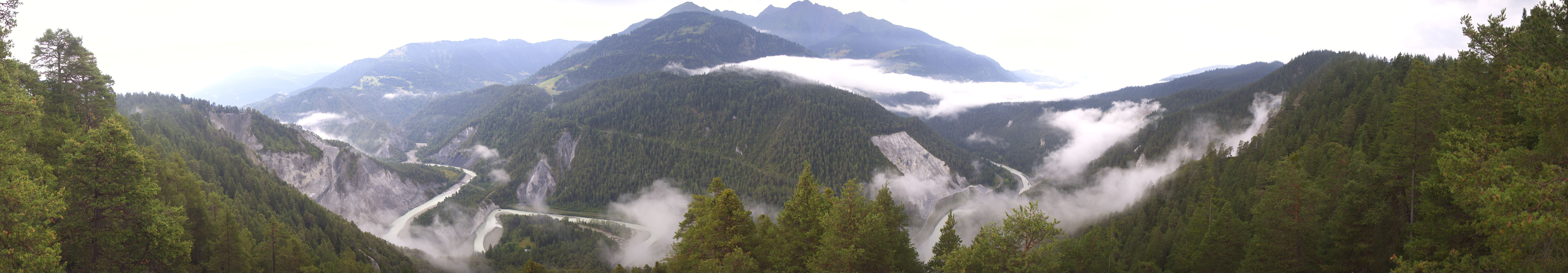 Archiv Foto Webcam Rheinschlucht - Swiss Grand Canyon