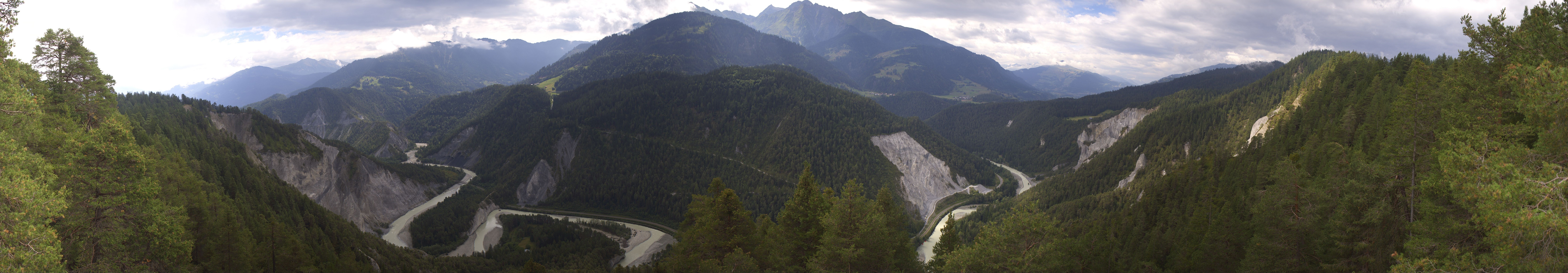 Archiv Foto Webcam Rheinschlucht - Swiss Grand Canyon