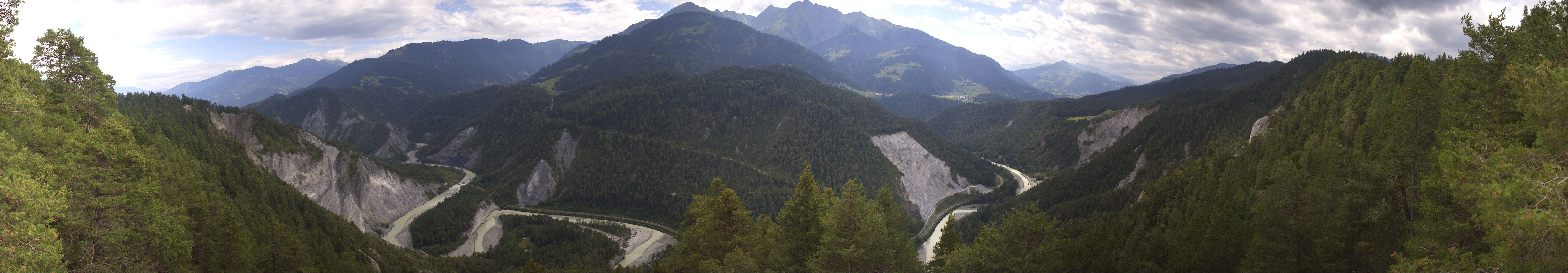 Archiv Foto Webcam Rheinschlucht - Swiss Grand Canyon
