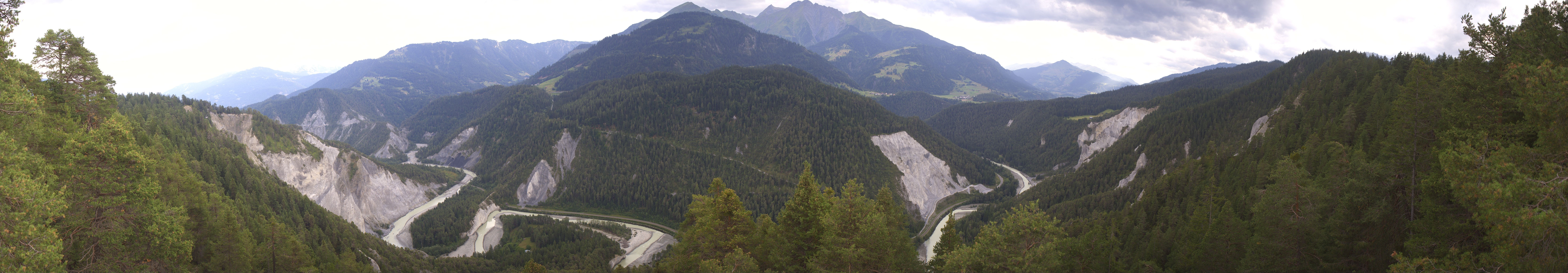 Archiv Foto Webcam Rheinschlucht - Swiss Grand Canyon