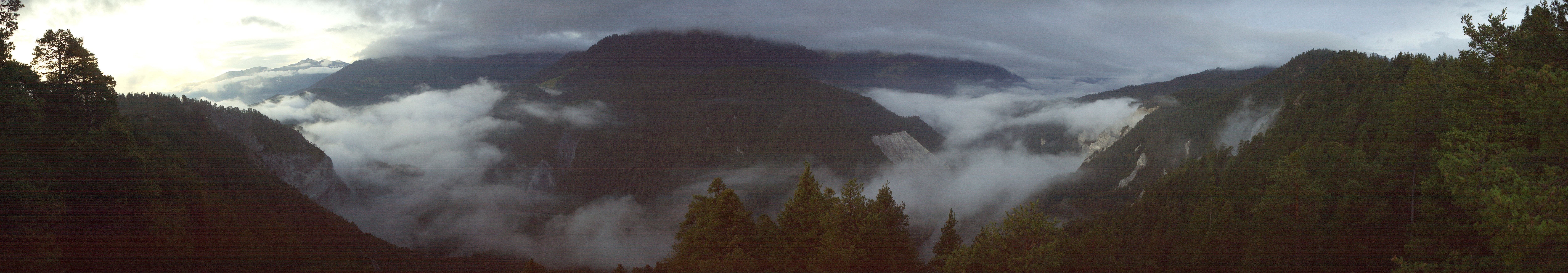 Archiv Foto Webcam Rheinschlucht - Swiss Grand Canyon