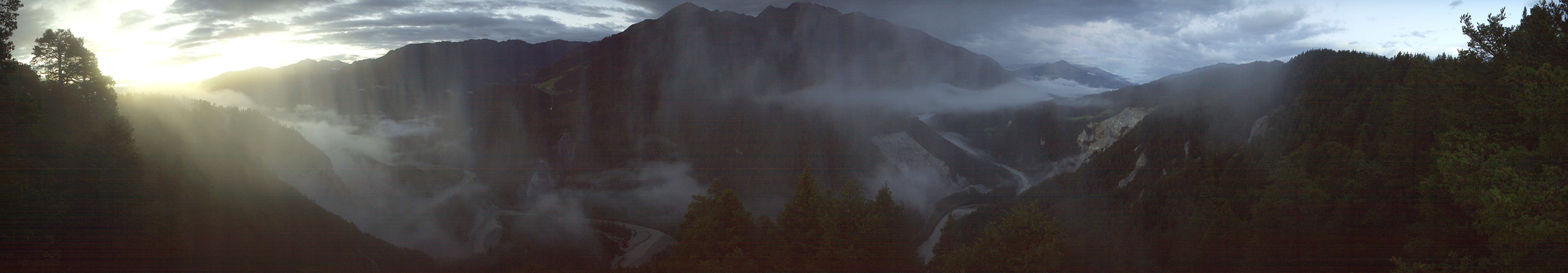 Archiv Foto Webcam Rheinschlucht - Swiss Grand Canyon