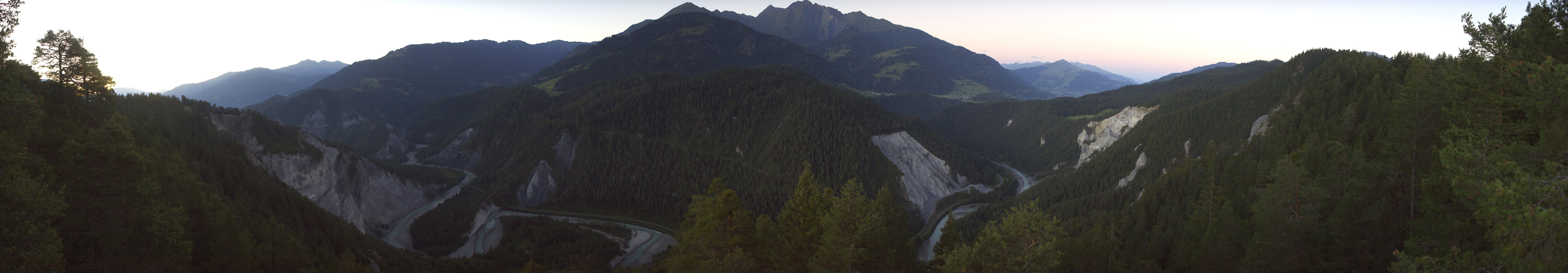 Archiv Foto Webcam Rheinschlucht - Swiss Grand Canyon