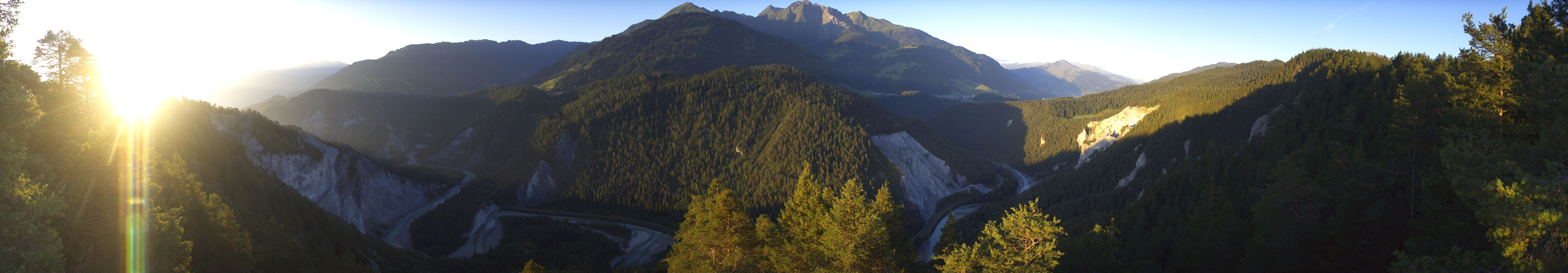 Archiv Foto Webcam Rheinschlucht - Swiss Grand Canyon