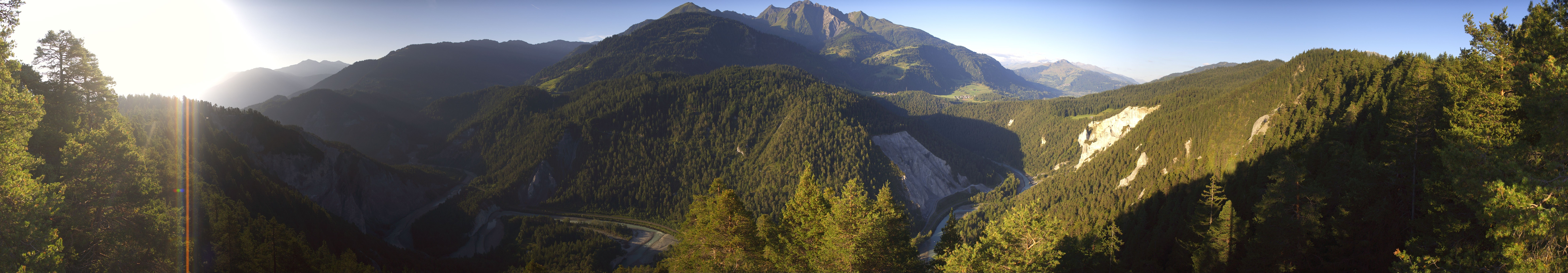 Archiv Foto Webcam Rheinschlucht - Swiss Grand Canyon