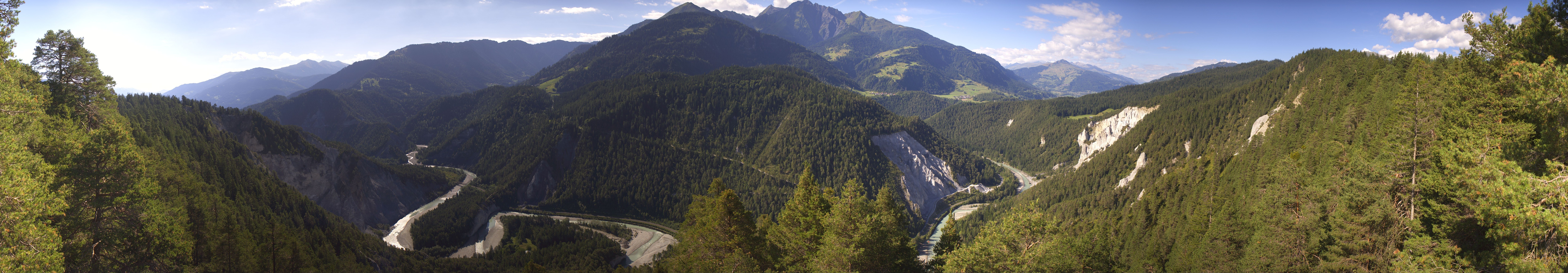 Archiv Foto Webcam Rheinschlucht - Swiss Grand Canyon