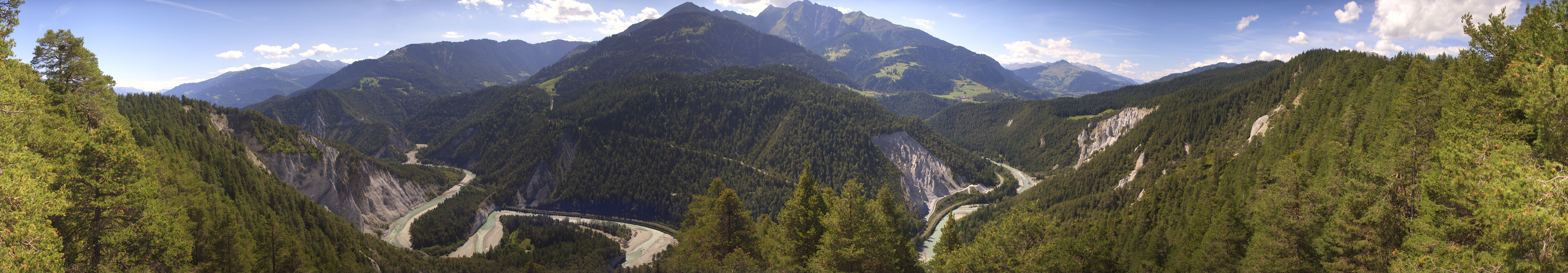 Archiv Foto Webcam Rheinschlucht - Swiss Grand Canyon