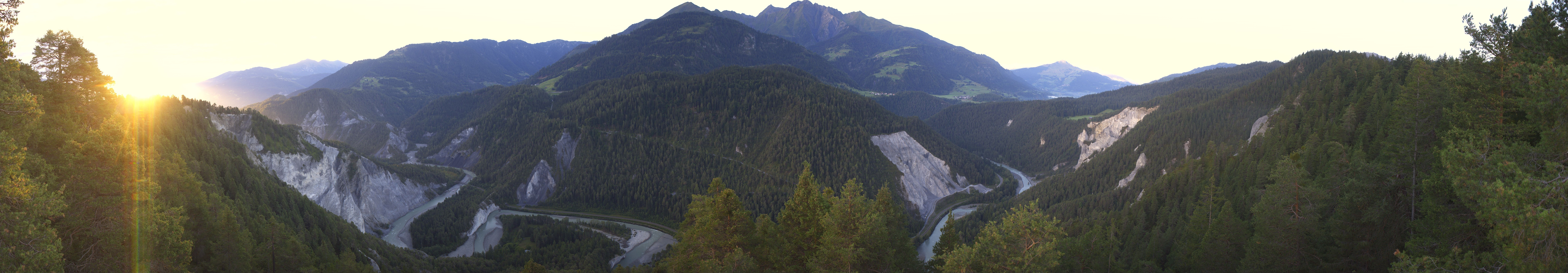 Archiv Foto Webcam Rheinschlucht - Swiss Grand Canyon