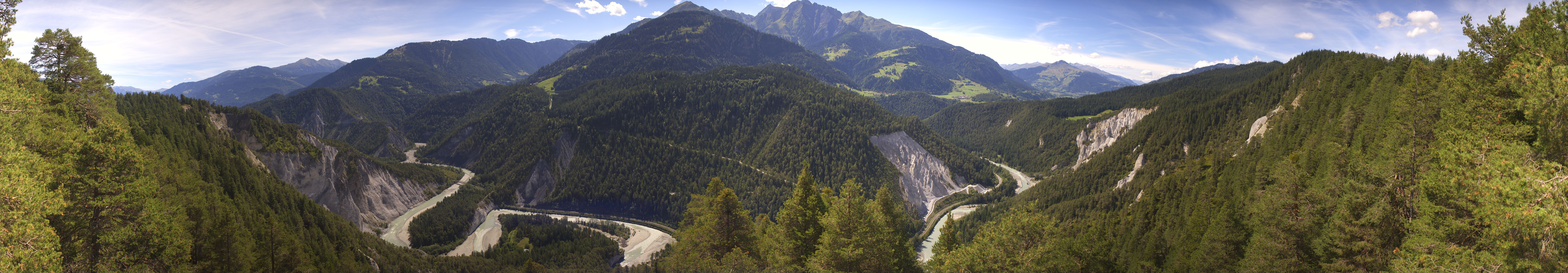 Archiv Foto Webcam Rheinschlucht - Swiss Grand Canyon