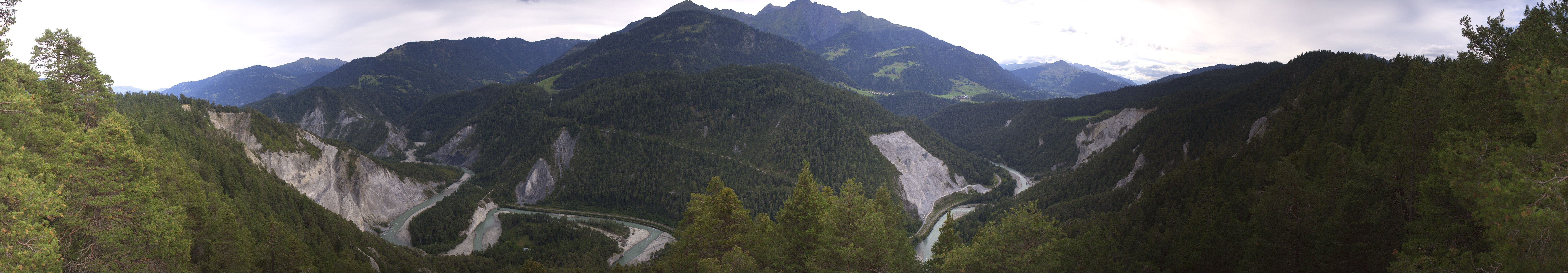 Archiv Foto Webcam Rheinschlucht - Swiss Grand Canyon