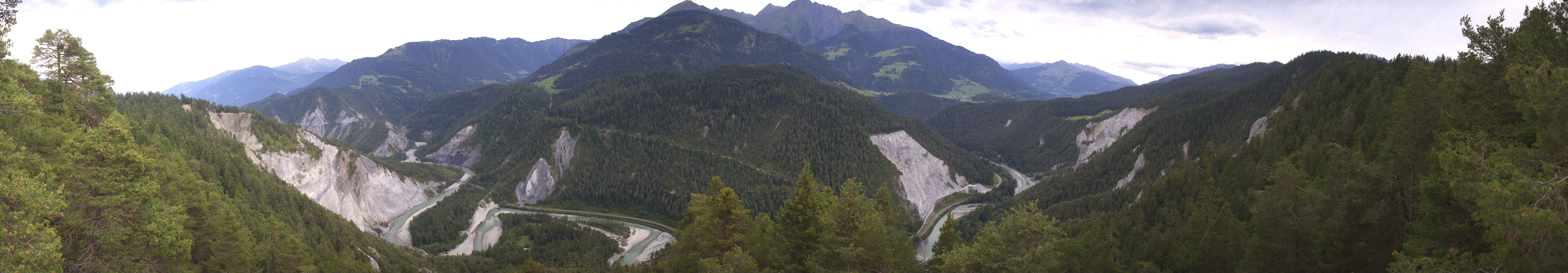 Archiv Foto Webcam Rheinschlucht - Swiss Grand Canyon