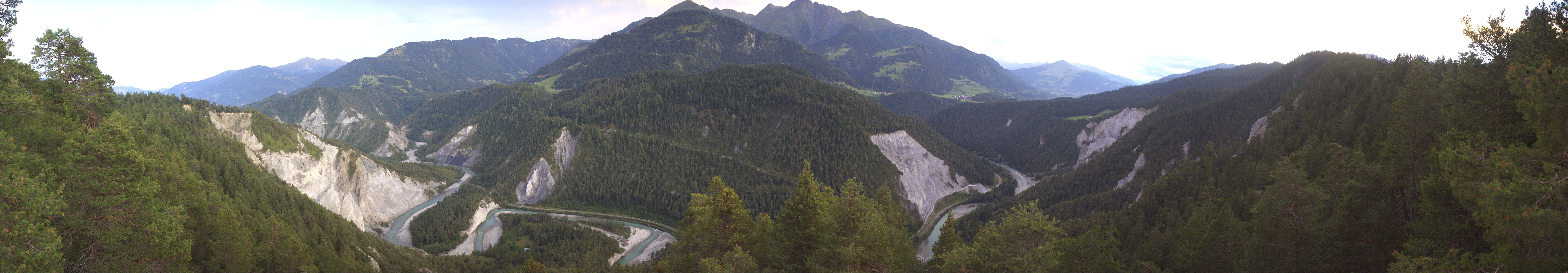 Archiv Foto Webcam Rheinschlucht - Swiss Grand Canyon