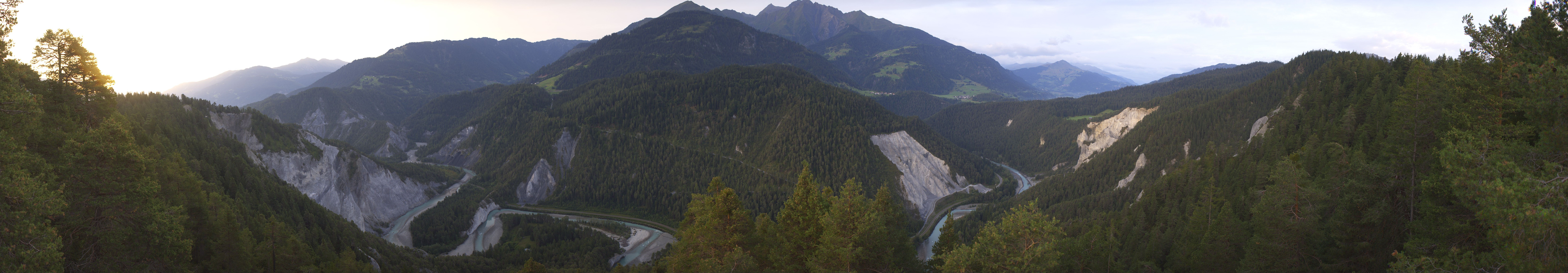 Archiv Foto Webcam Rheinschlucht - Swiss Grand Canyon