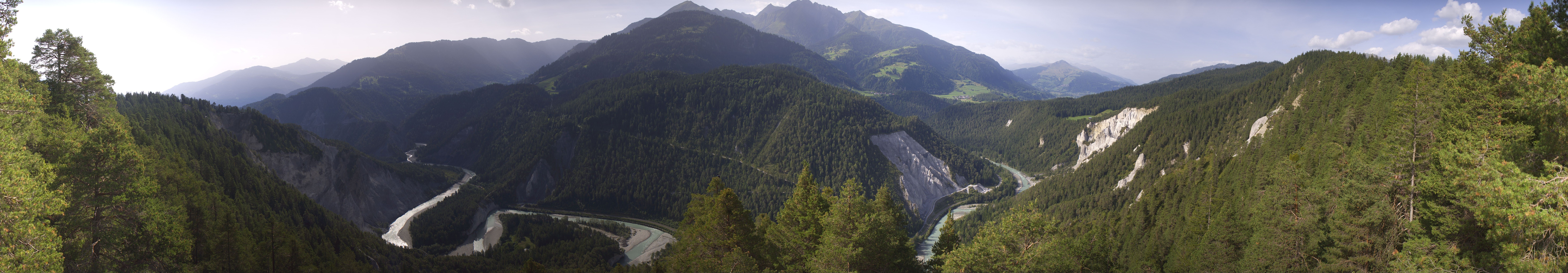 Archiv Foto Webcam Rheinschlucht - Swiss Grand Canyon