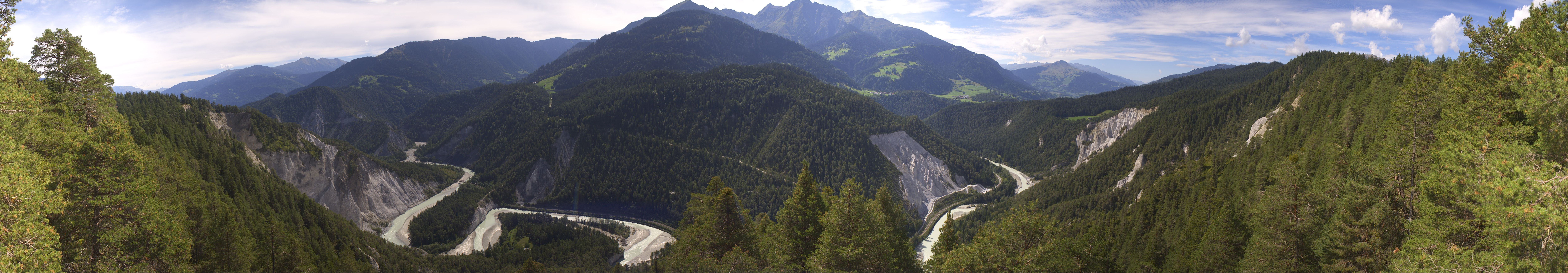 Archiv Foto Webcam Rheinschlucht - Swiss Grand Canyon