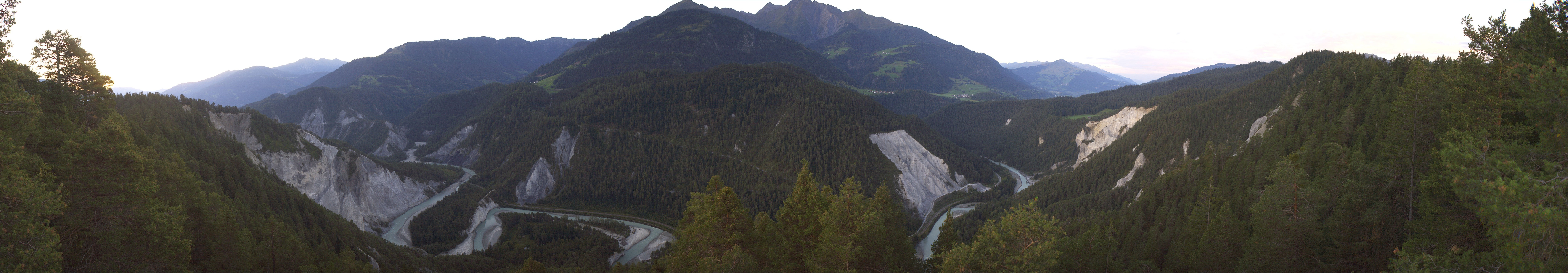 Archiv Foto Webcam Rheinschlucht - Swiss Grand Canyon
