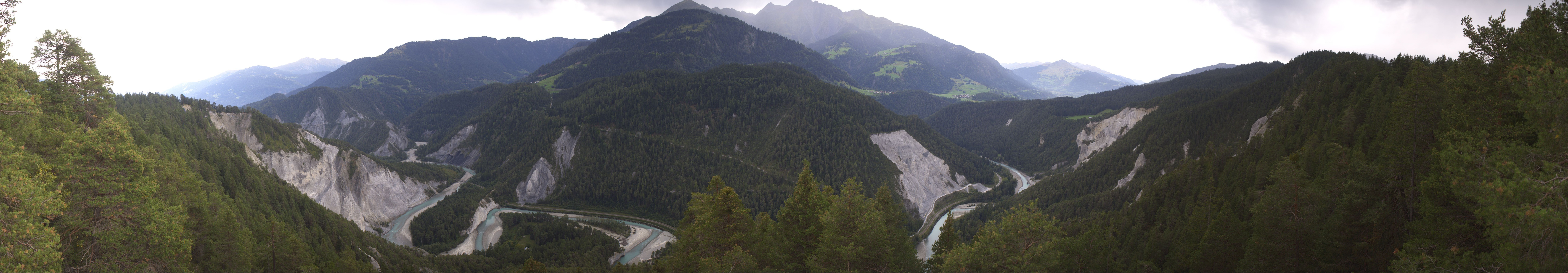 Archiv Foto Webcam Rheinschlucht - Swiss Grand Canyon