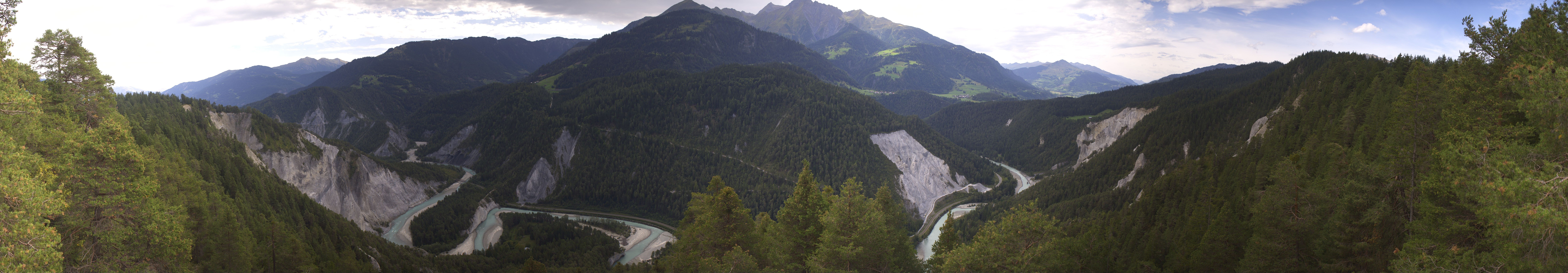 Archiv Foto Webcam Rheinschlucht - Swiss Grand Canyon