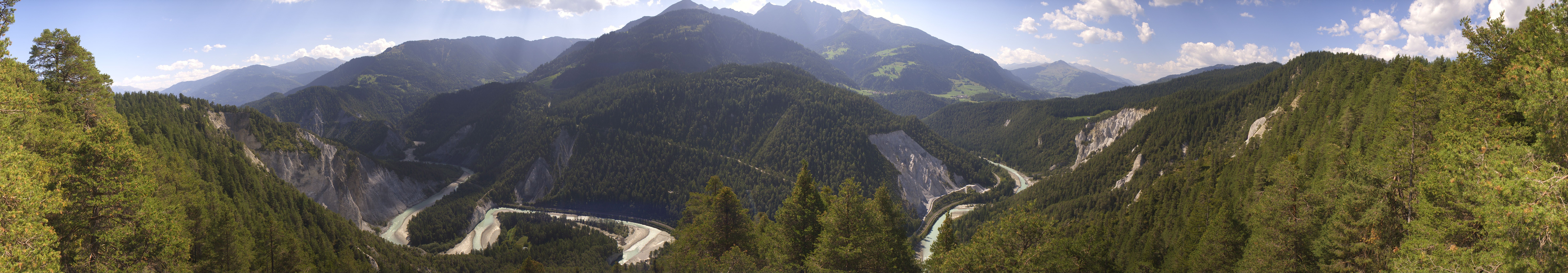 Archiv Foto Webcam Rheinschlucht - Swiss Grand Canyon