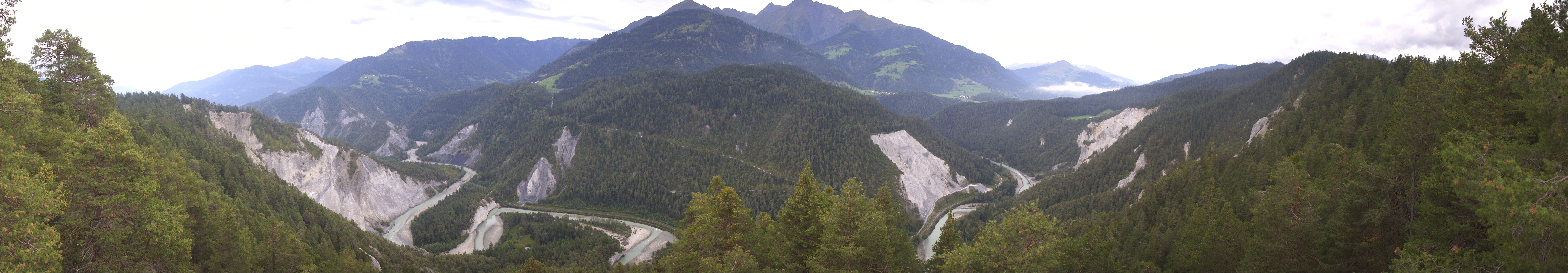 Archiv Foto Webcam Rheinschlucht - Swiss Grand Canyon