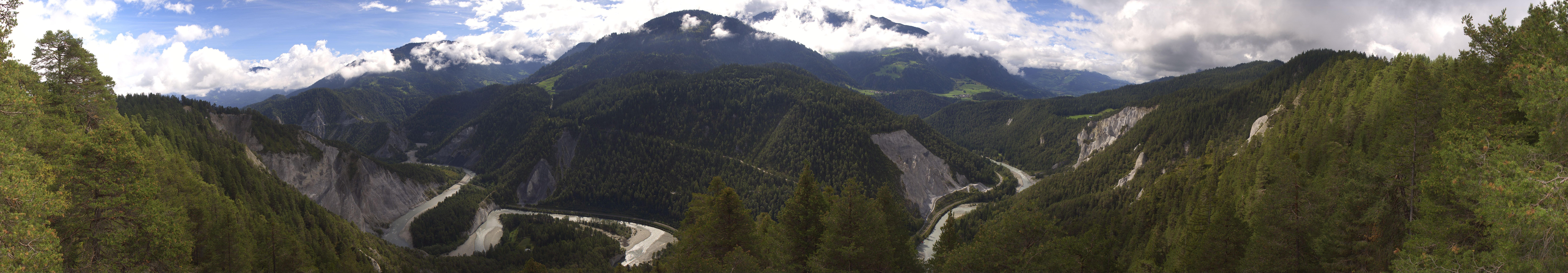 Archiv Foto Webcam Rheinschlucht - Swiss Grand Canyon