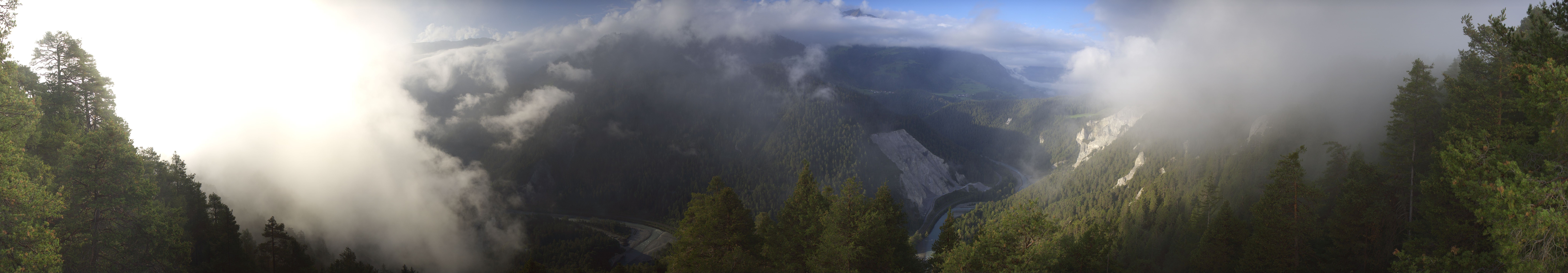 Archiv Foto Webcam Rheinschlucht - Swiss Grand Canyon