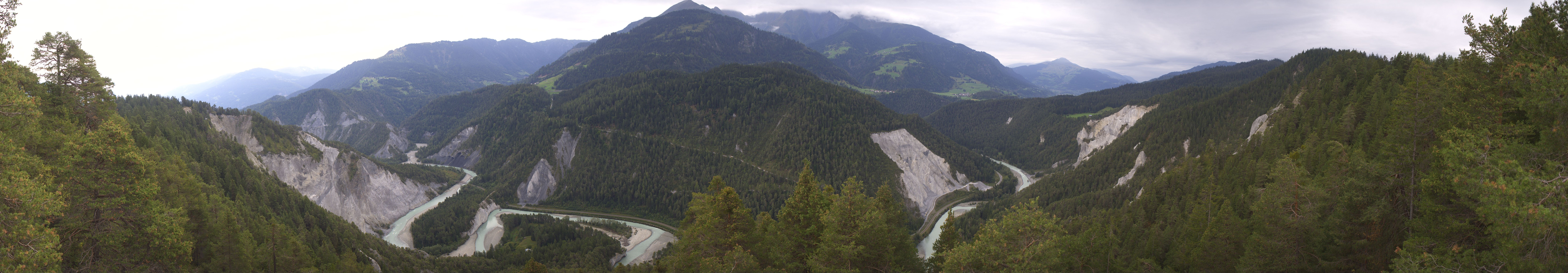 Archiv Foto Webcam Rheinschlucht - Swiss Grand Canyon