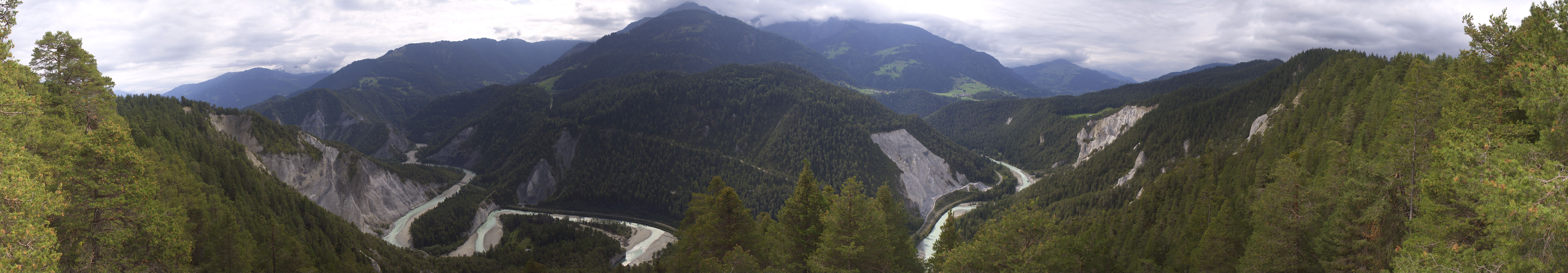 Archiv Foto Webcam Rheinschlucht - Swiss Grand Canyon