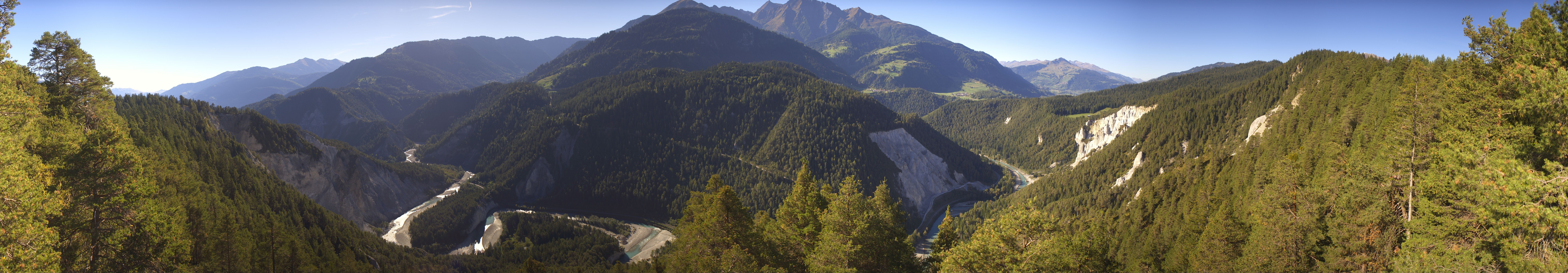 Archiv Foto Webcam Rheinschlucht - Swiss Grand Canyon