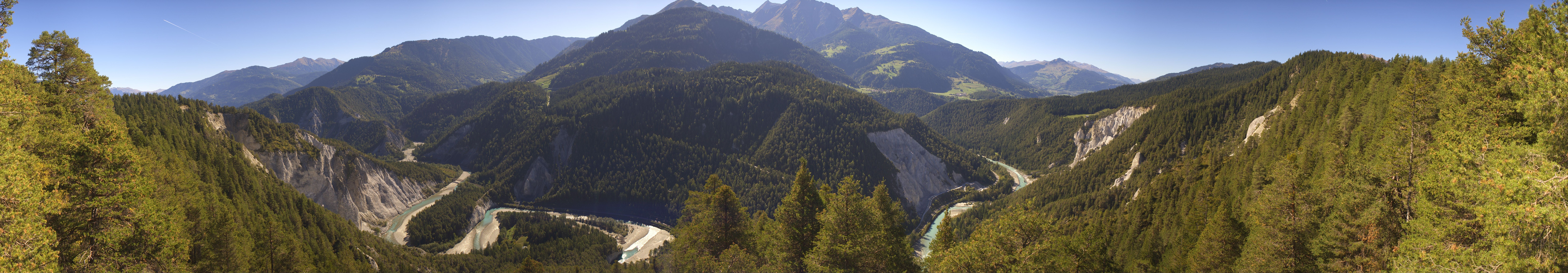 Archiv Foto Webcam Rheinschlucht - Swiss Grand Canyon