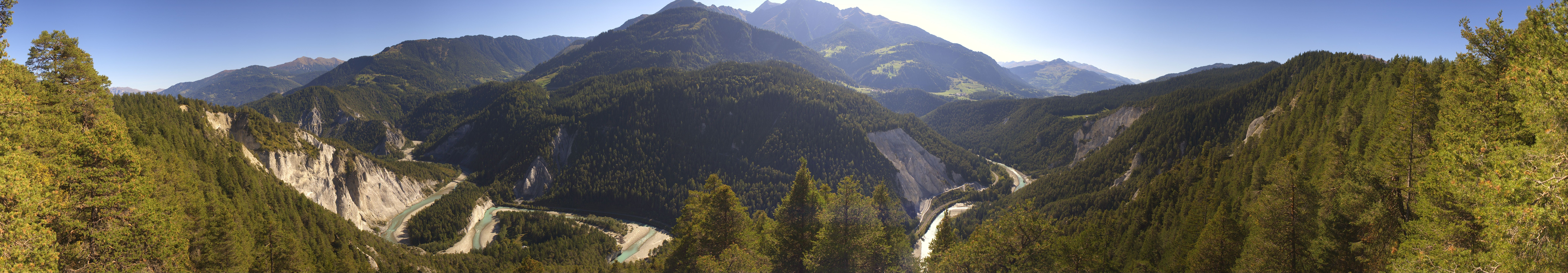 Archiv Foto Webcam Rheinschlucht - Swiss Grand Canyon