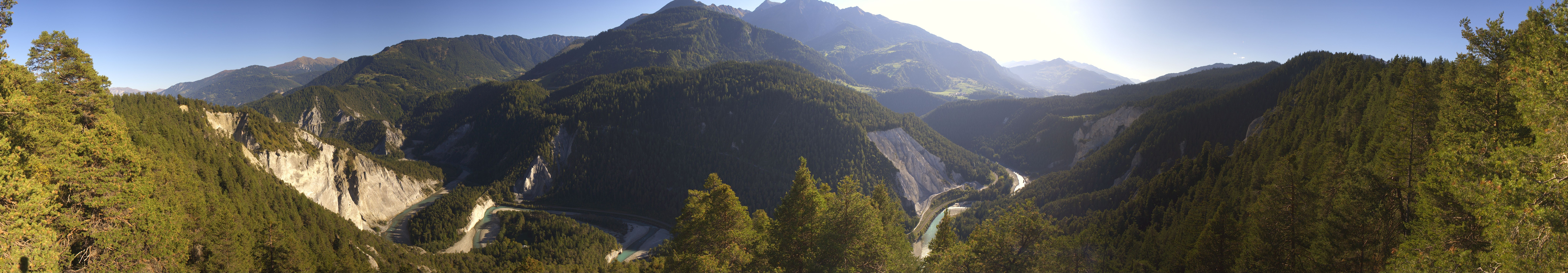 Archiv Foto Webcam Rheinschlucht - Swiss Grand Canyon