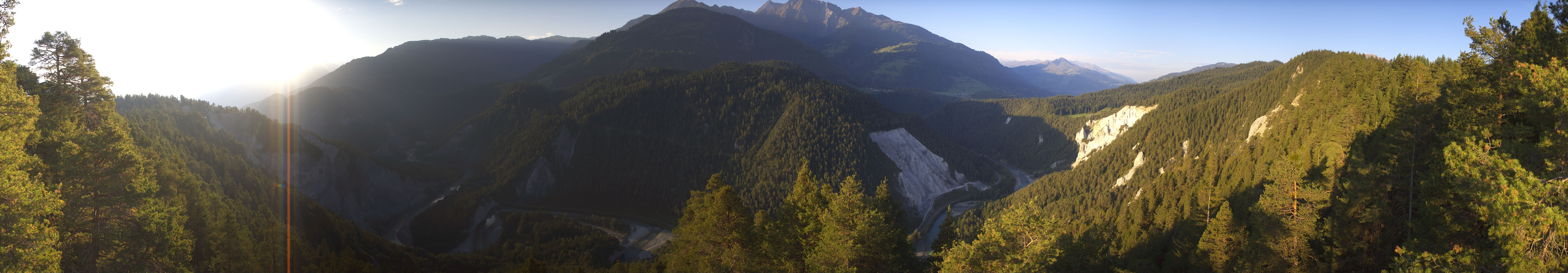 Archiv Foto Webcam Rheinschlucht - Swiss Grand Canyon