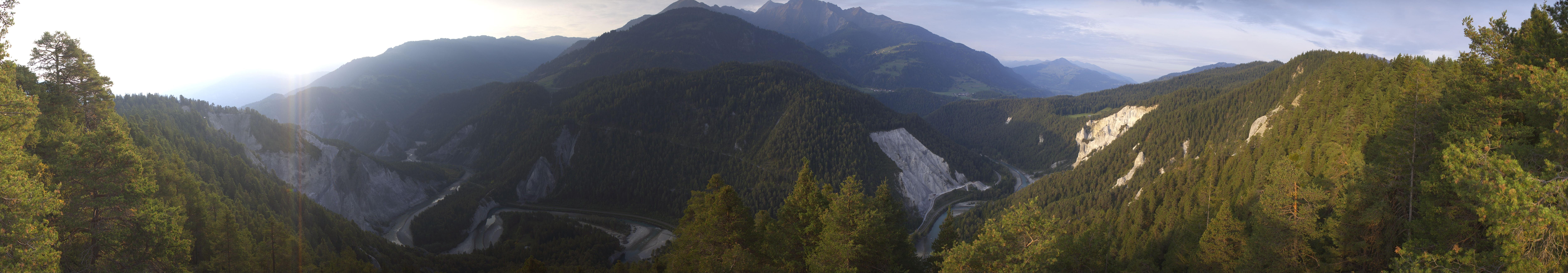 Archiv Foto Webcam Rheinschlucht - Swiss Grand Canyon