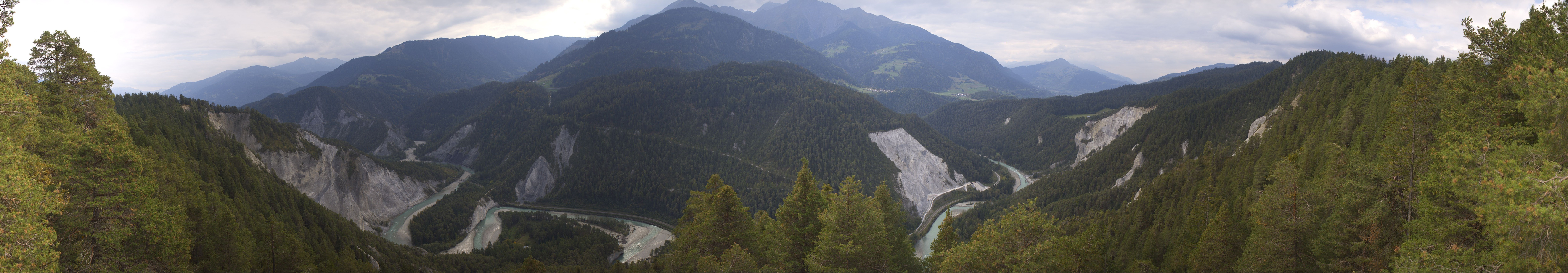 Archiv Foto Webcam Rheinschlucht - Swiss Grand Canyon
