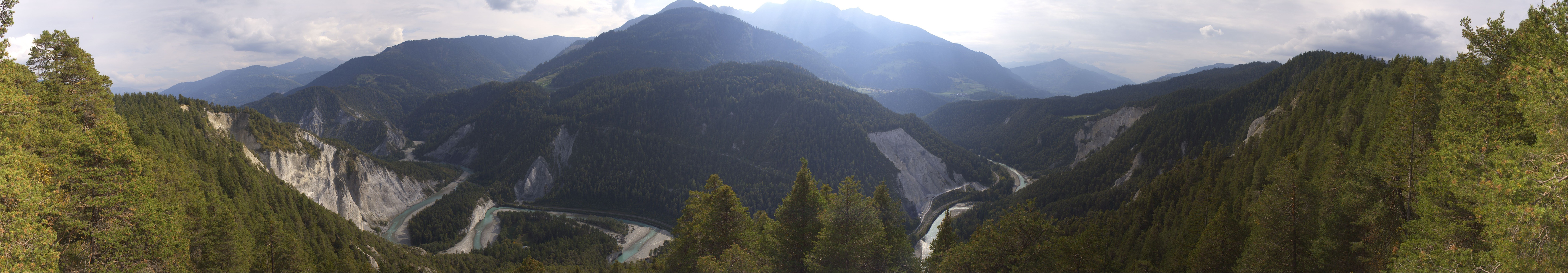 Archiv Foto Webcam Rheinschlucht - Swiss Grand Canyon
