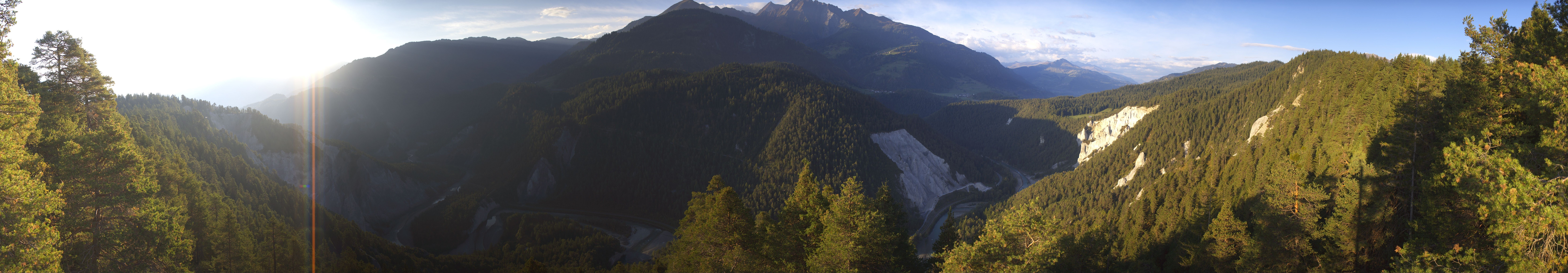 Archiv Foto Webcam Rheinschlucht - Swiss Grand Canyon