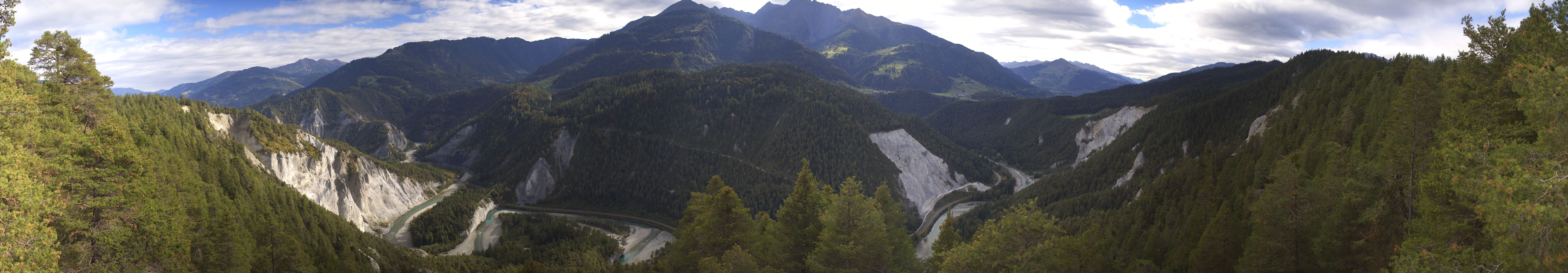 Archiv Foto Webcam Rheinschlucht - Swiss Grand Canyon