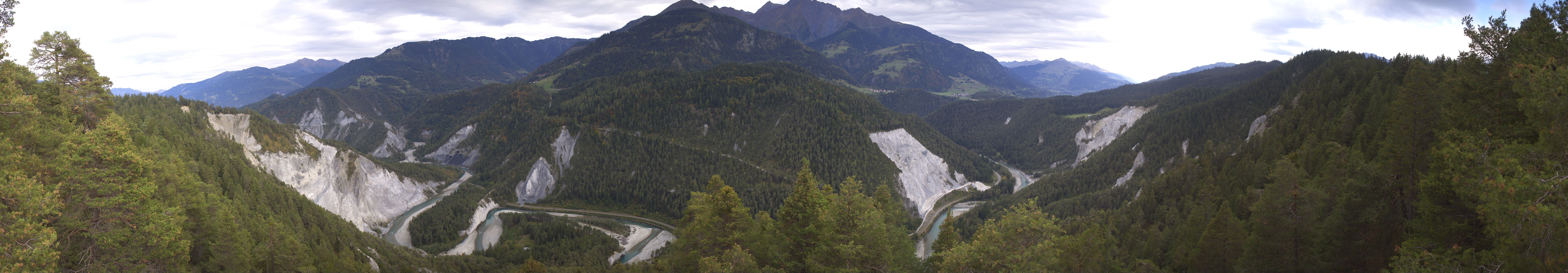 Archiv Foto Webcam Rheinschlucht - Swiss Grand Canyon