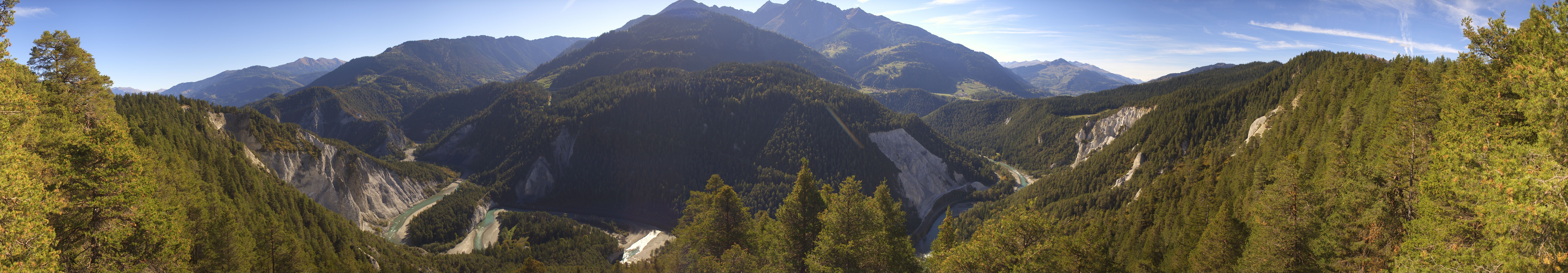 Archiv Foto Webcam Rheinschlucht - Swiss Grand Canyon