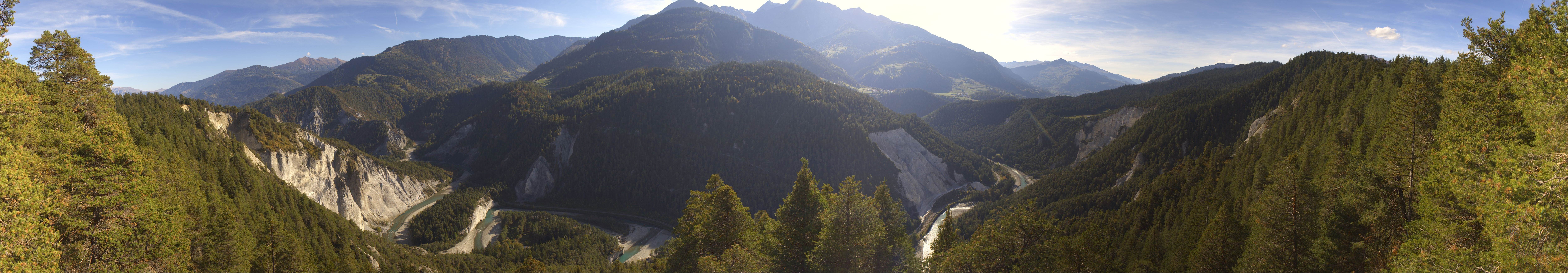 Archiv Foto Webcam Rheinschlucht - Swiss Grand Canyon